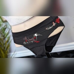 Vixen Drip Goth Glitter Design Gothic Panties Underwear SM